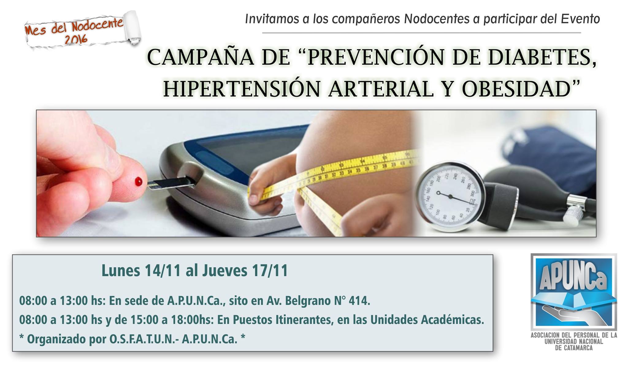 Campa A De Prevenci N De Diabetes Hipertensi N Arterial Y Obesidad