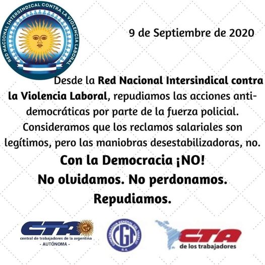 Con la Democracia ¡NO!