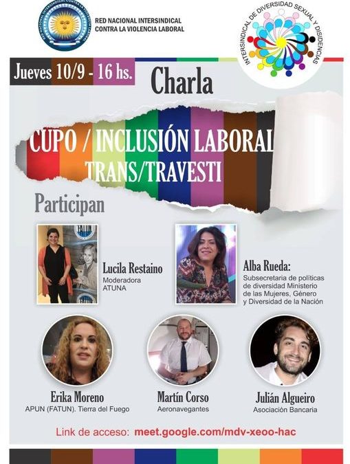 Charla de la Red Intersindical contra la Violencia y Acoso Laboral