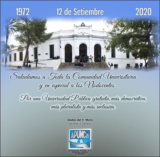 FELIZ ANIVERSARIO NUESTRA QUERIDA UNCa !!!