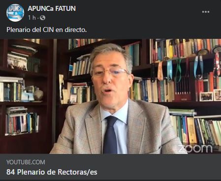 Plenario del CIN en directo.