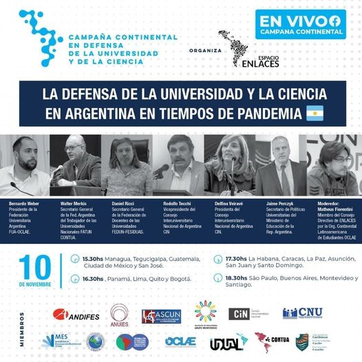 Foros Populares de Debate: “Universidad, Soberanía y Democracia”.